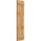 Ekena Millwork Joined Board-n-Batten Shutters w/Z-Bar, Rough Sawn Western Red Cedar, 16 1/8W x 63H, PR RBJ06Z16X063RWR - alternate 3